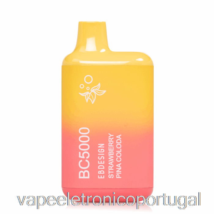 Vape Eletrônico Bc5000 Descartável Morango Pina Colada